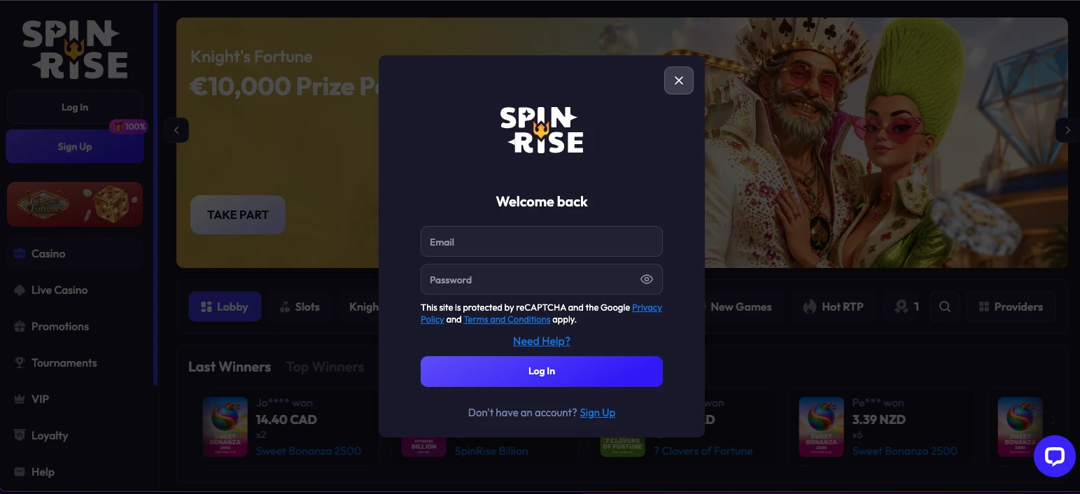 spinrise-login